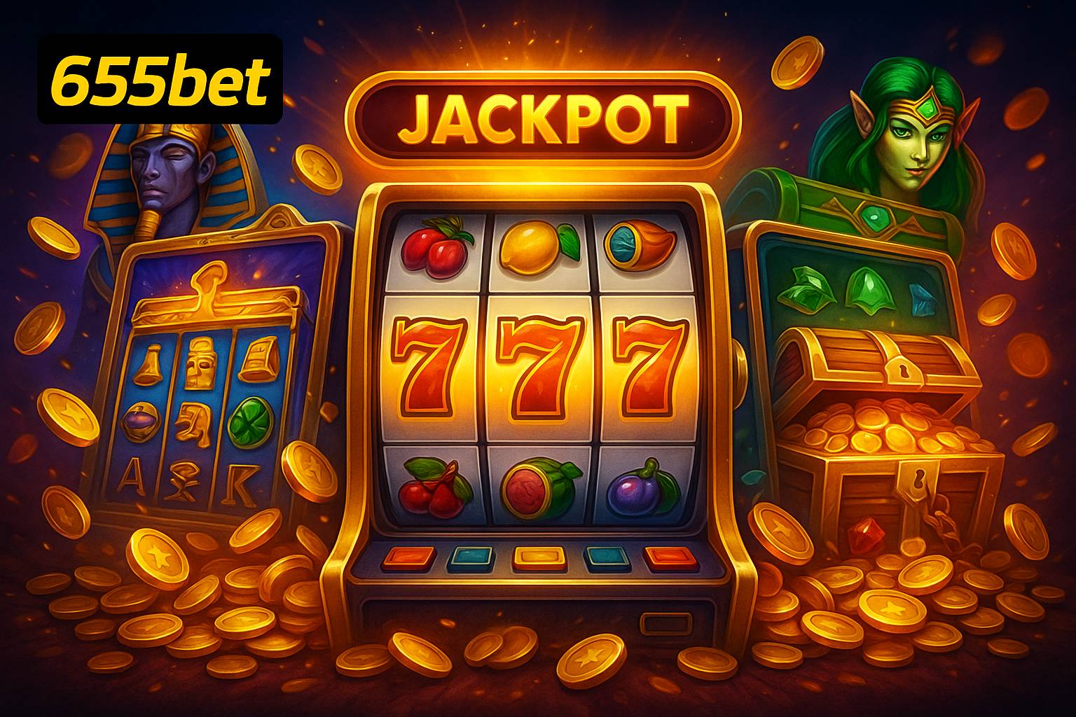 Explore o mundo das slot machines no 655betCasino